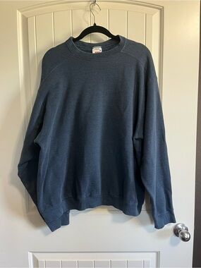 Wilson Vintage Sweatshirt Men’s XXL 90s Made In Mexico US Fabrics Navy Blue